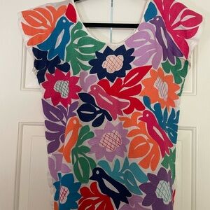 Colorful Floral Women's Blouse